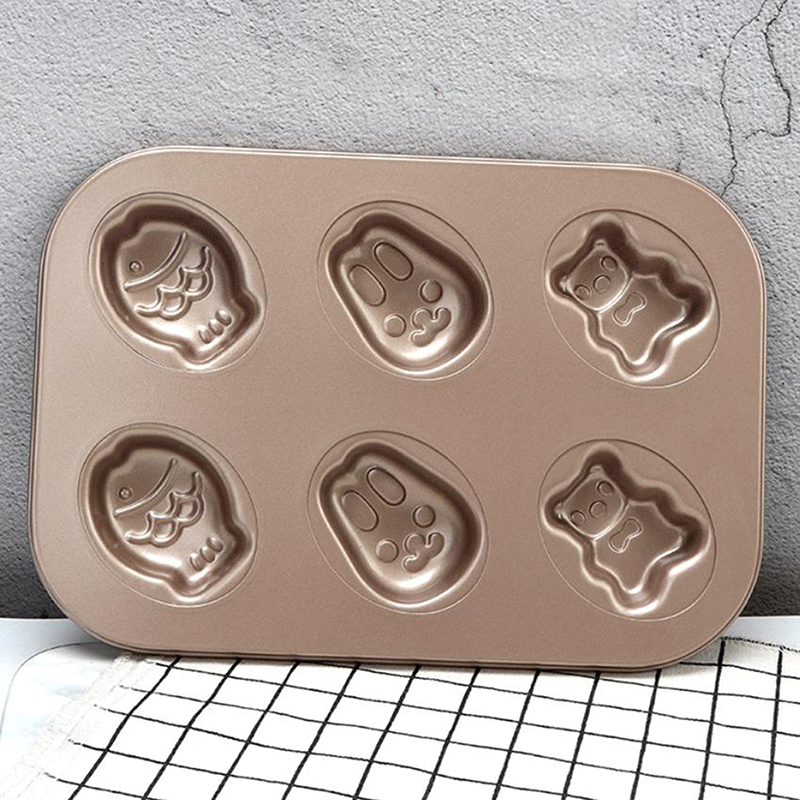 Egg Waffle Pan - 1 stks Cake Koekjes Pannenkoeken Koolstofstaal