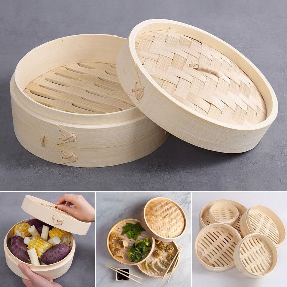 Chinese stoompan van bamboe me - Bao Steamer Bamboo recensie en prijs
