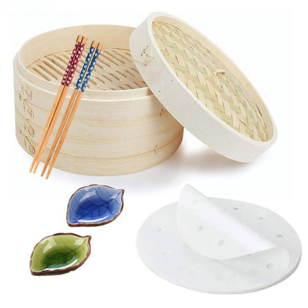 Chinese stoommand van bamboe v - Bao Steamer Bamboo recensie en prijs
