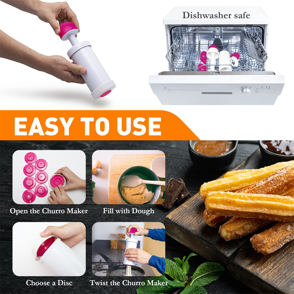1 st DIY Handleiding Cookie Pr - Churros Maker Gun recensie en prijs